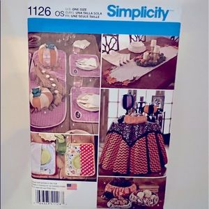 Simplicity Pattern 1126 - Table Accessories